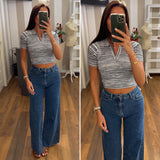 top kelly - GRIGIO