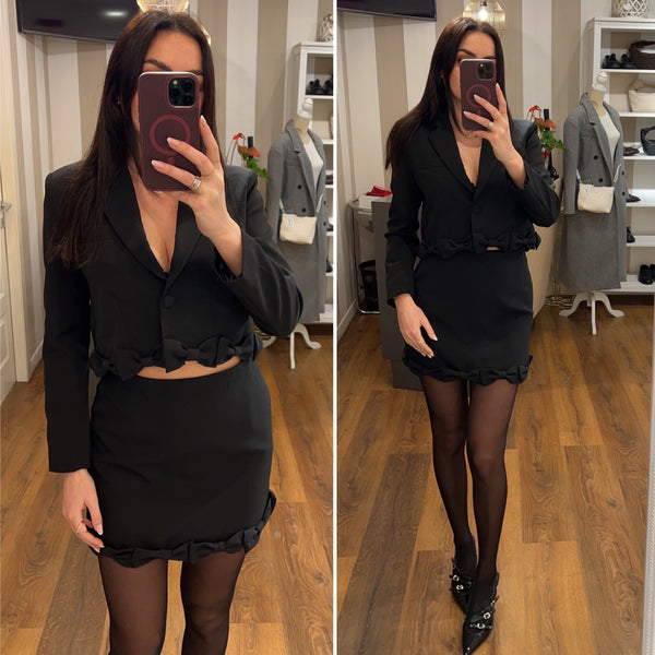 blazer papillon - NERO