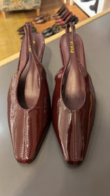 slingback emily - burgundy