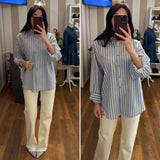 camicia aria - CELESTE