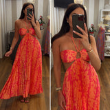 dress santorini - FUCSIA