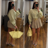 camicia lilibet - GIALLO