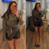 blusa elsa - VERDE MILITARE