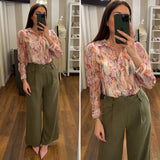 pantalone olivia - VERDE