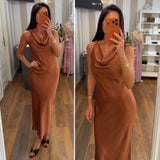 dress satin gilda - COCCIO