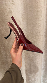 slingback calipso - wine