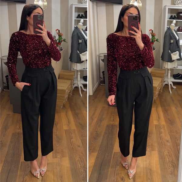 pantalone cherie - NERO