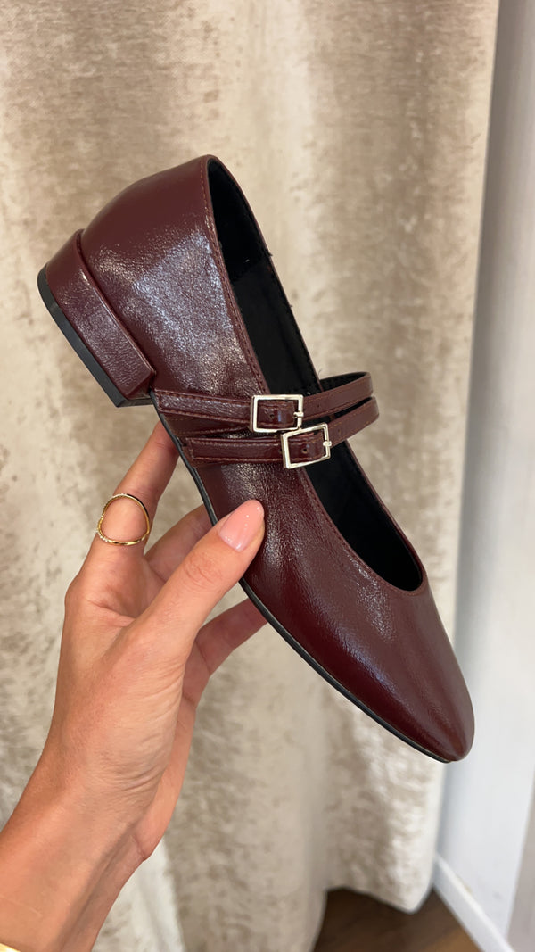 ballerine ameliè - BORDO