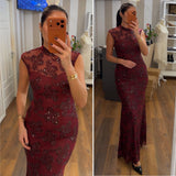 dress valentina - wine
