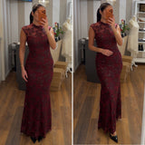 dress valentina - wine