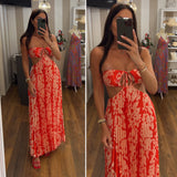 dress santorini - ROSSO