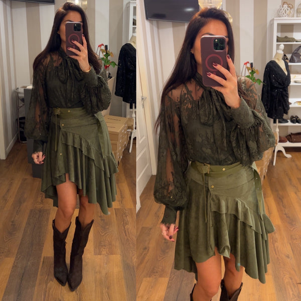 blusain pizzo elisa - VERDE