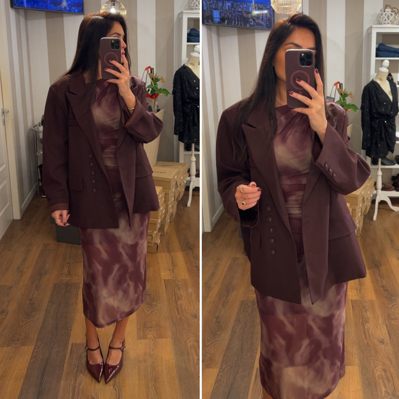 blazer clodette - BORDO