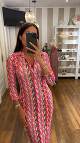 dress soleil - FUCSIA