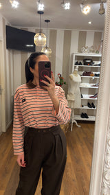polo righe - ROSA