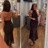dress yamine - CHOCO