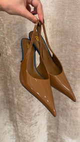 slingback calipso - CARAMEL