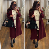 cappotto over - BORDO
