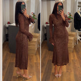 dress dantelle - CHOCO