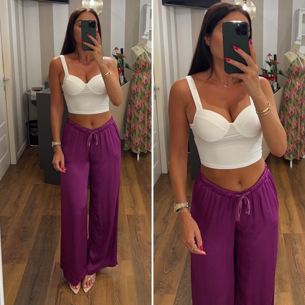 pantalone isabel - CICLAMINO