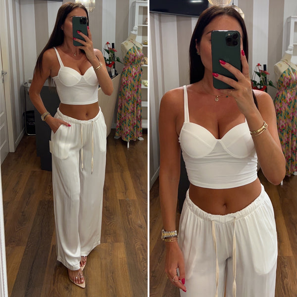 pantalone isabel - BIANCO