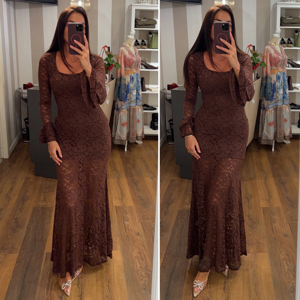 dress dantelle - CHOCO