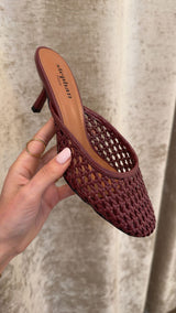 sabot stefy - burgundy
