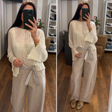 pantalone jennifer - ECRU