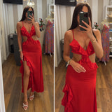 dress eva - ROSSO