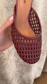 sabot stefy - burgundy
