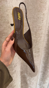 slingback calipso - CHOCO