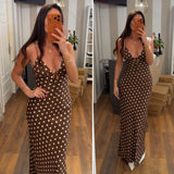 dress poline - CHOCO