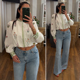 blusa provence - BIANCO