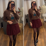 pull bear - MARRONE