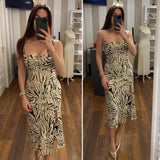 dress savana gold - VERDE