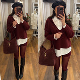 set pull&shorts - BORDO