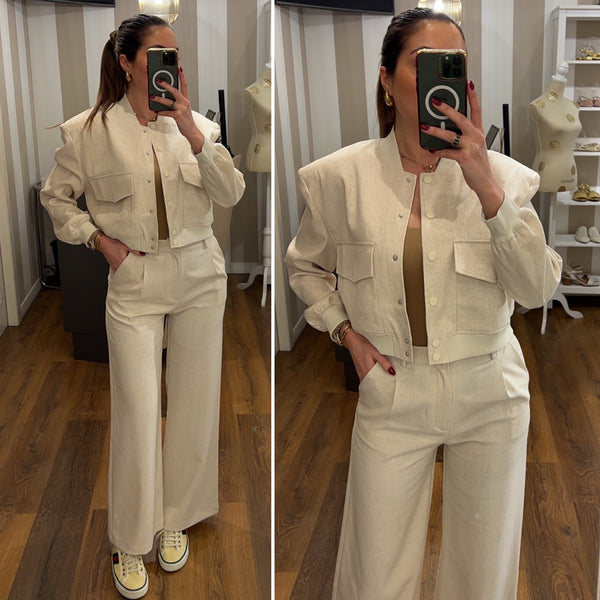 pantalone urban - CREMA