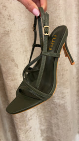 tacco cleopatra - VERDE OLIVA