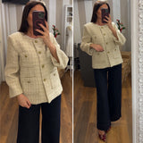 blazer tweed n.5 - off white