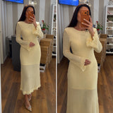 dress aly - GIALLO