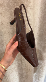 slingback emily - CHOCO