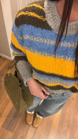 pull yellow - giallo/grigio