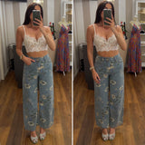 denim flower - DENIM