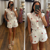 set cherry smanicato - BIANCO