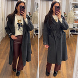cappotto 100%lana - GRIGIO