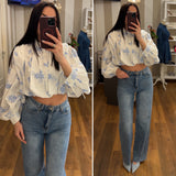 shirt esther - bianco celeste