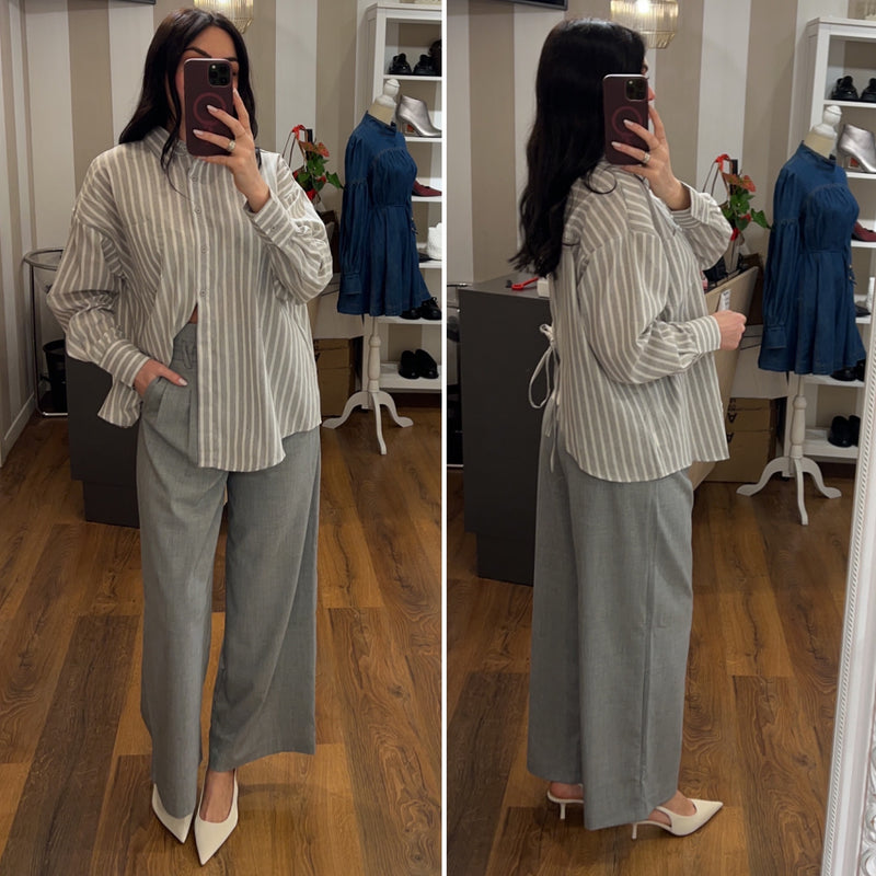 pantalone jasmine - GRIGIO