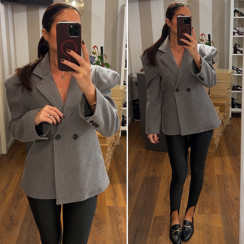 blazer giada - GRIGIO