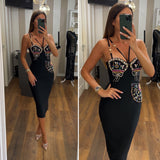 dress charme - NERO
