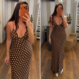 dress poline - CHOCO